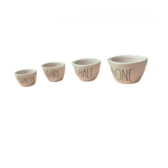 Rae Dunn measuring cups white and pink - Picture 8 of 13